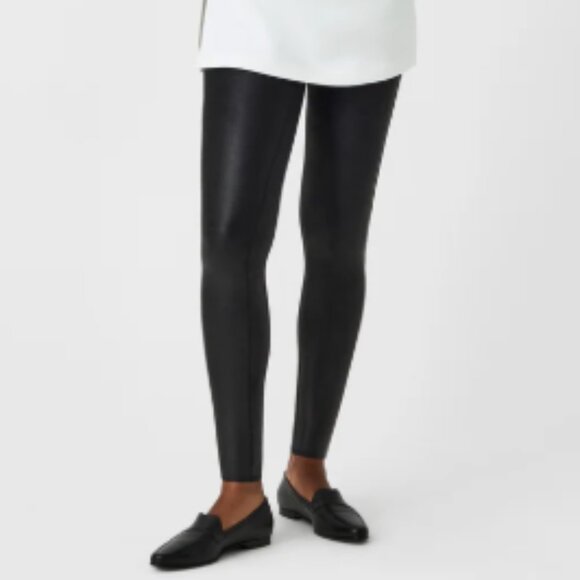 NWT 1X (or XL) SPANX Faux Leather Legging in Black (ABBA) - Picture 4 of 16